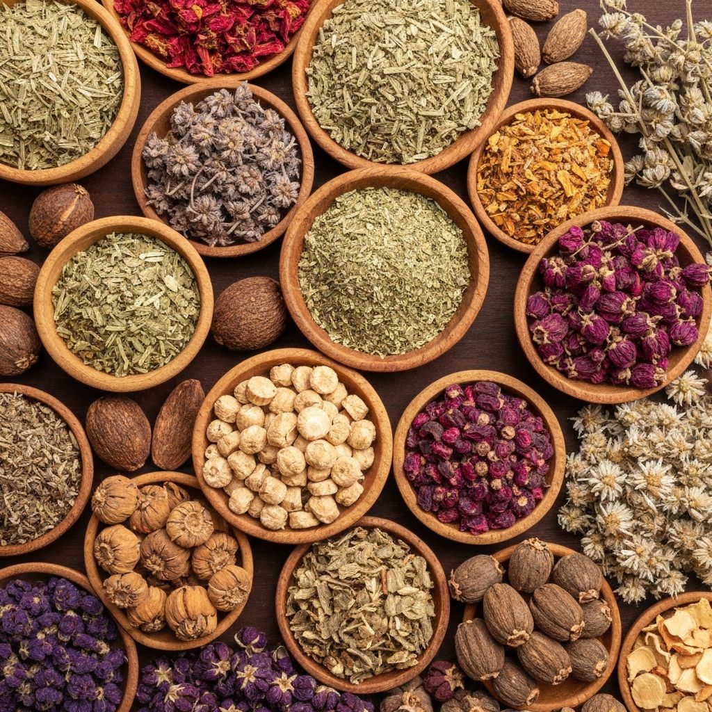 Φυτικά και βοτανικά στοιχεία με φυσικά χρώματα και ζεστό φωτισμό